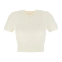 Striktrøjer & Sweatere^Maison Margiela V-hals Strik Beige