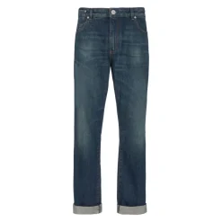 Jeans<Balmain Vintage Straight-leg Jeans Blå
