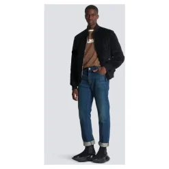 Jeans<Balmain Vintage Straight-leg Jeans Blå