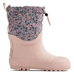 Gummistøvler<Wheat Vinterblomster Thermo Snowboot Drizzle Pink