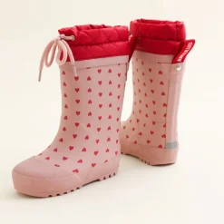 Gummistøvler<Angulus Vintergummistøvler med uldforing Pink