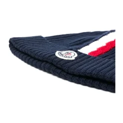 Huer & Kasketter^Moncler Virgin Wool Beanie Blå