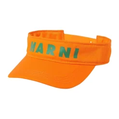 Huer & Kasketter<Marni Visir Hat Orange