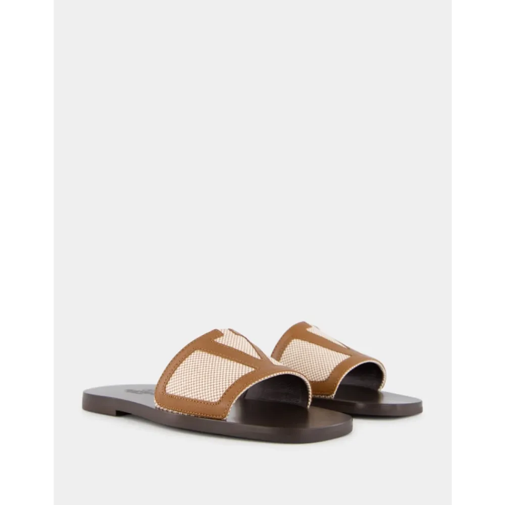 Sandaler^Valentino Garavani Viva Superstar Slide Sandaler Brun
