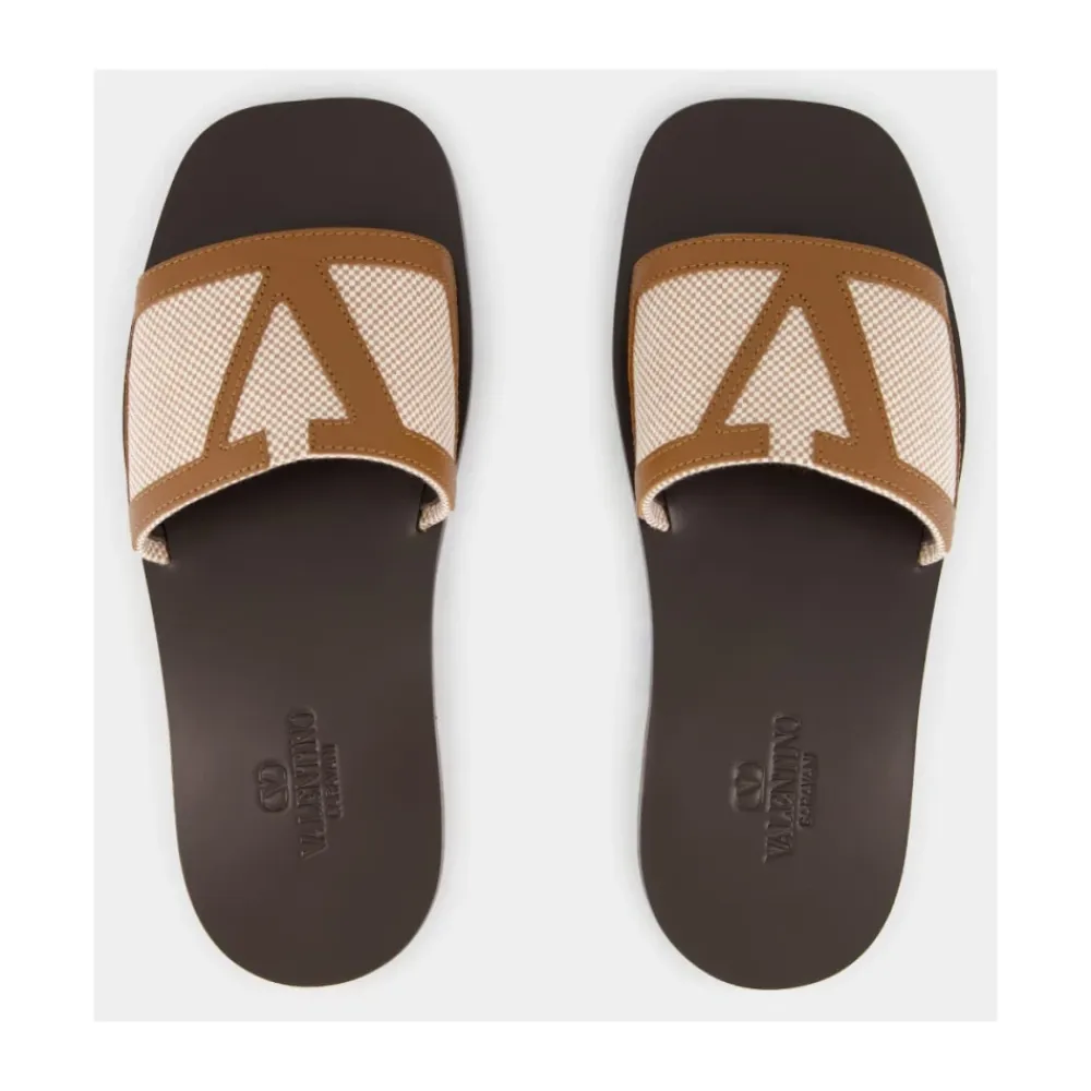 Sandaler^Valentino Garavani Viva Superstar Slide Sandaler Brun