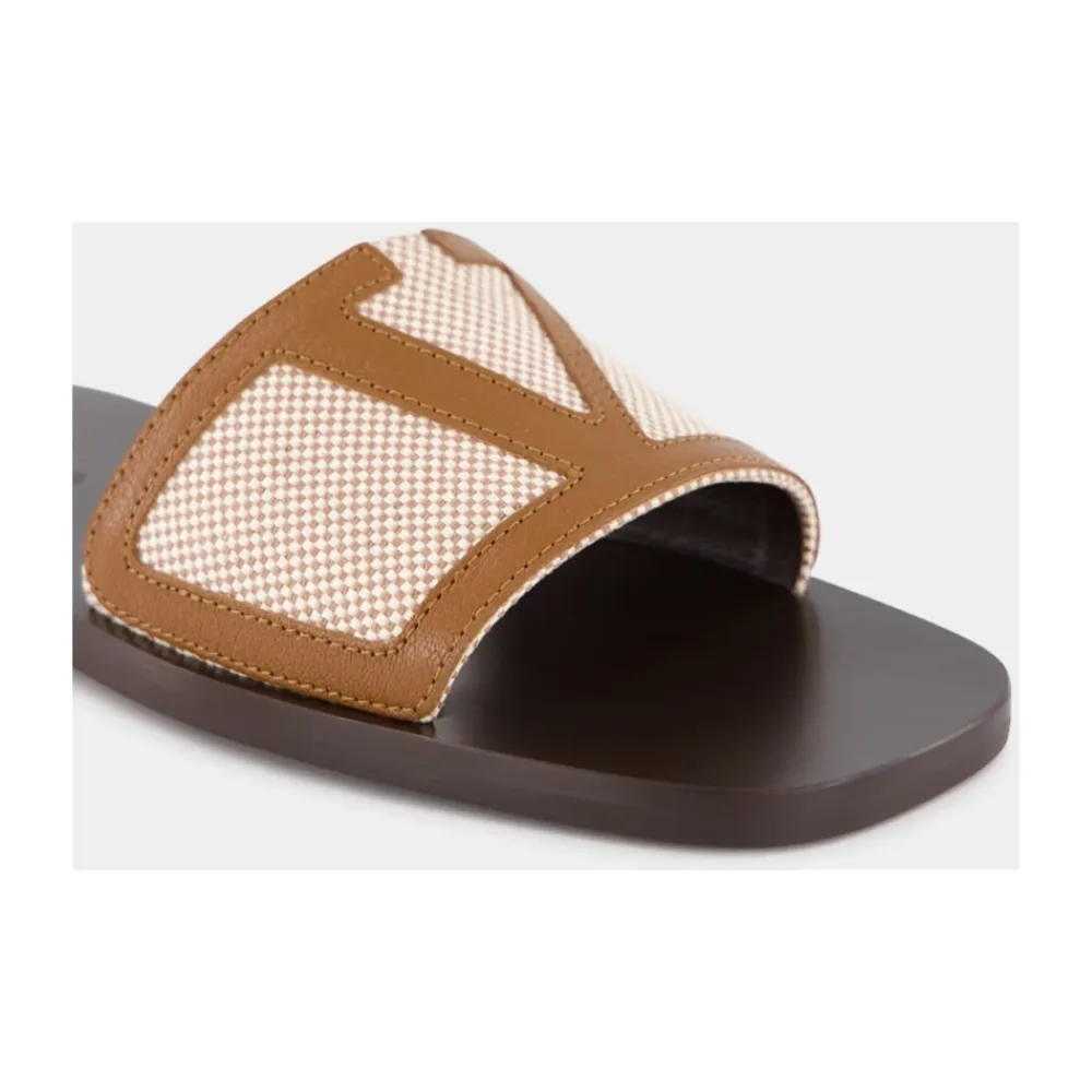 Sandaler^Valentino Garavani Viva Superstar Slide Sandaler Brun