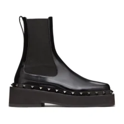 Chelsea Boots^Valentino Garavani Vlogo Signature Kalveskindsstøvle 70mm Sort