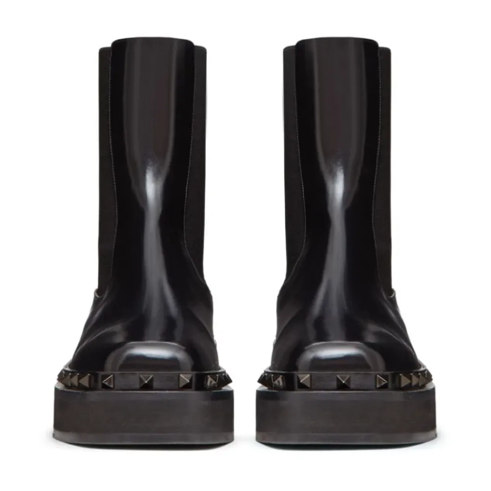 Chelsea Boots^Valentino Garavani Vlogo Signature Kalveskindsstøvle 70mm Sort