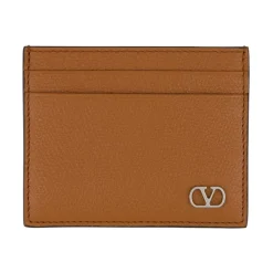 Punge & Kortholder^Valentino Garavani VLogo Signature Kortholder i Saddle Brown Brun