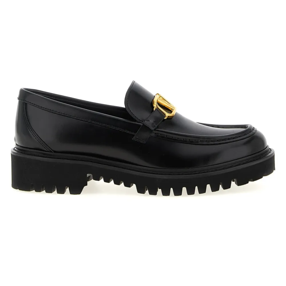 Loafers<Valentino Garavani VLogo Signature Loafers Sort