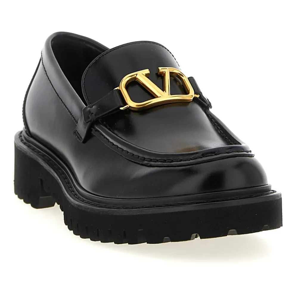 Loafers<Valentino Garavani VLogo Signature Loafers Sort
