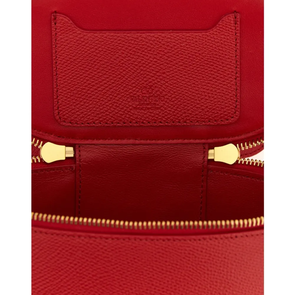 Toilettasker<Valentino Garavani VLogo Signature Mini Vanity Taske Rød