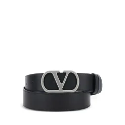 Bælter<Valentino Garavani VLogo Signature Vendbar Bælte Sort