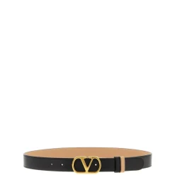 Bælter^Valentino Garavani VLogo Signature Vendbart Bælte Sort