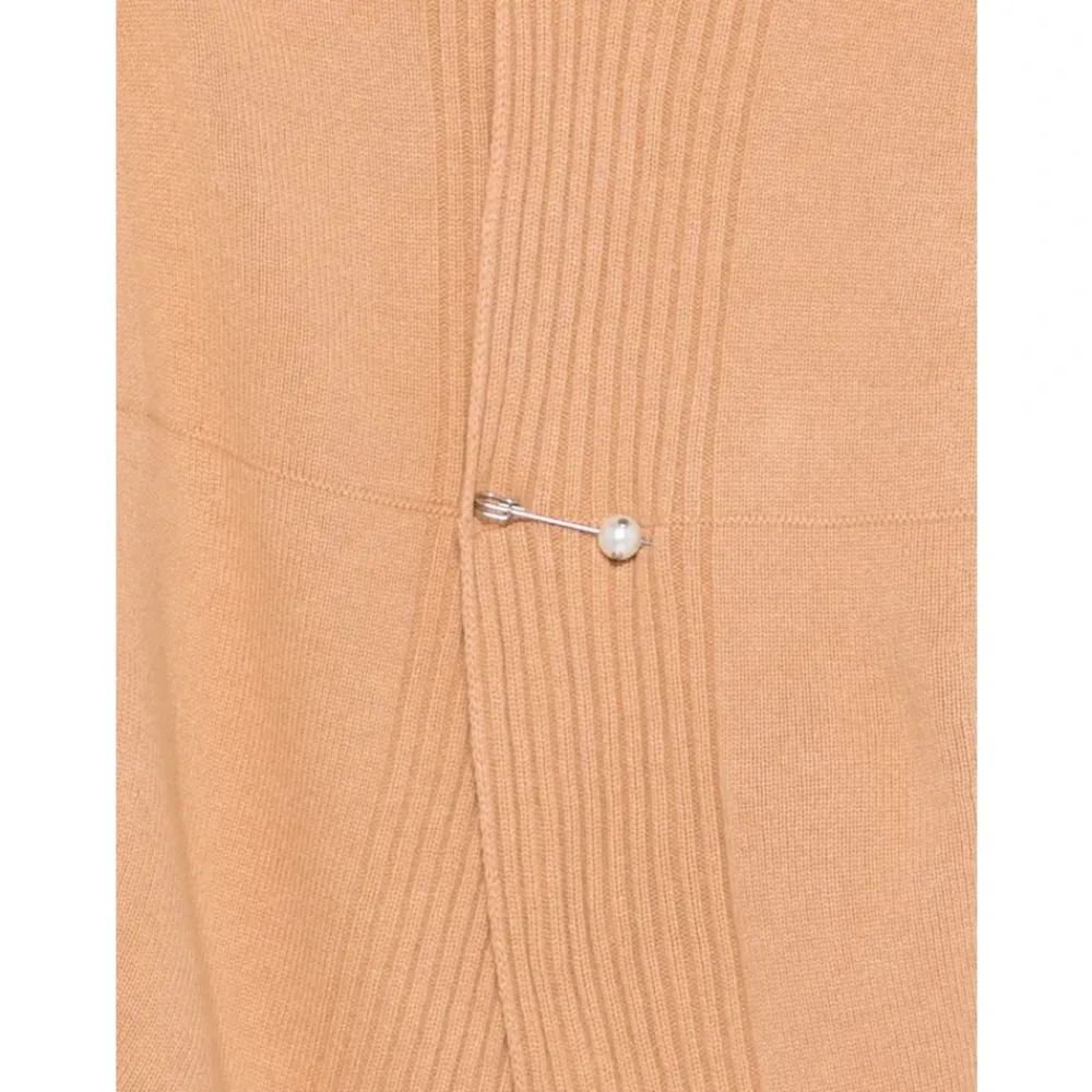 Striktrøjer & Sweatere^Alberta Ferretti V-Neck Brooch Cardigan Brun