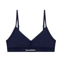 T-Shirts & Toppe<Sporty & Rich V-neck Performance Bra Blå