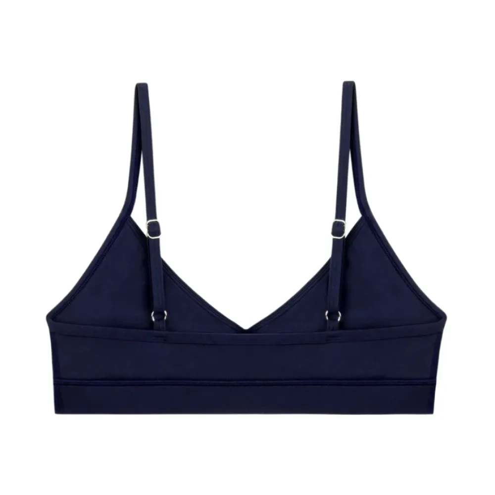 T-Shirts & Toppe<Sporty & Rich V-neck Performance Bra Blå