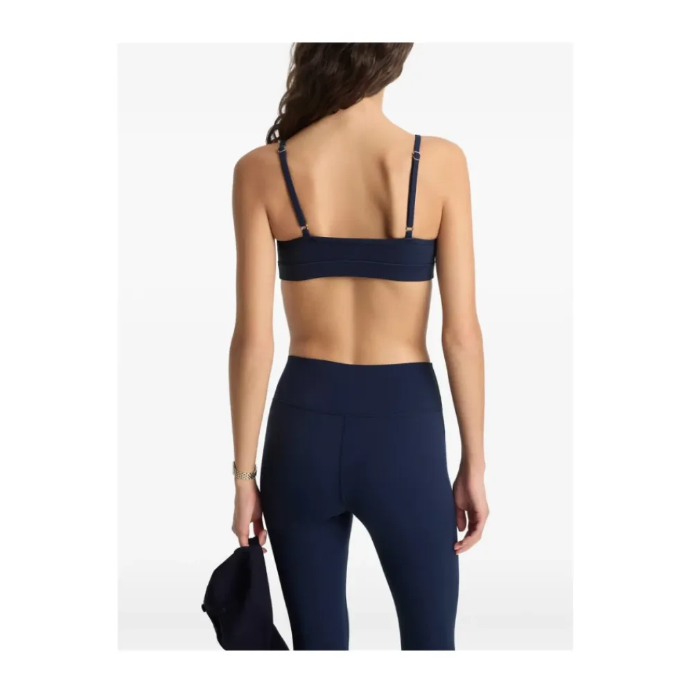 T-Shirts & Toppe<Sporty & Rich V-neck Performance Bra Blå