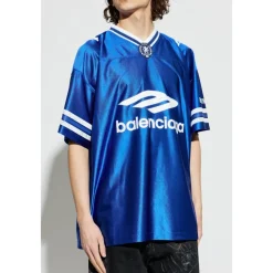 T-Shirts<Balenciaga V-neck T-shirt Blå