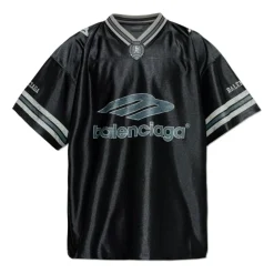 T-Shirts^Balenciaga V-neck T-shirt Sort