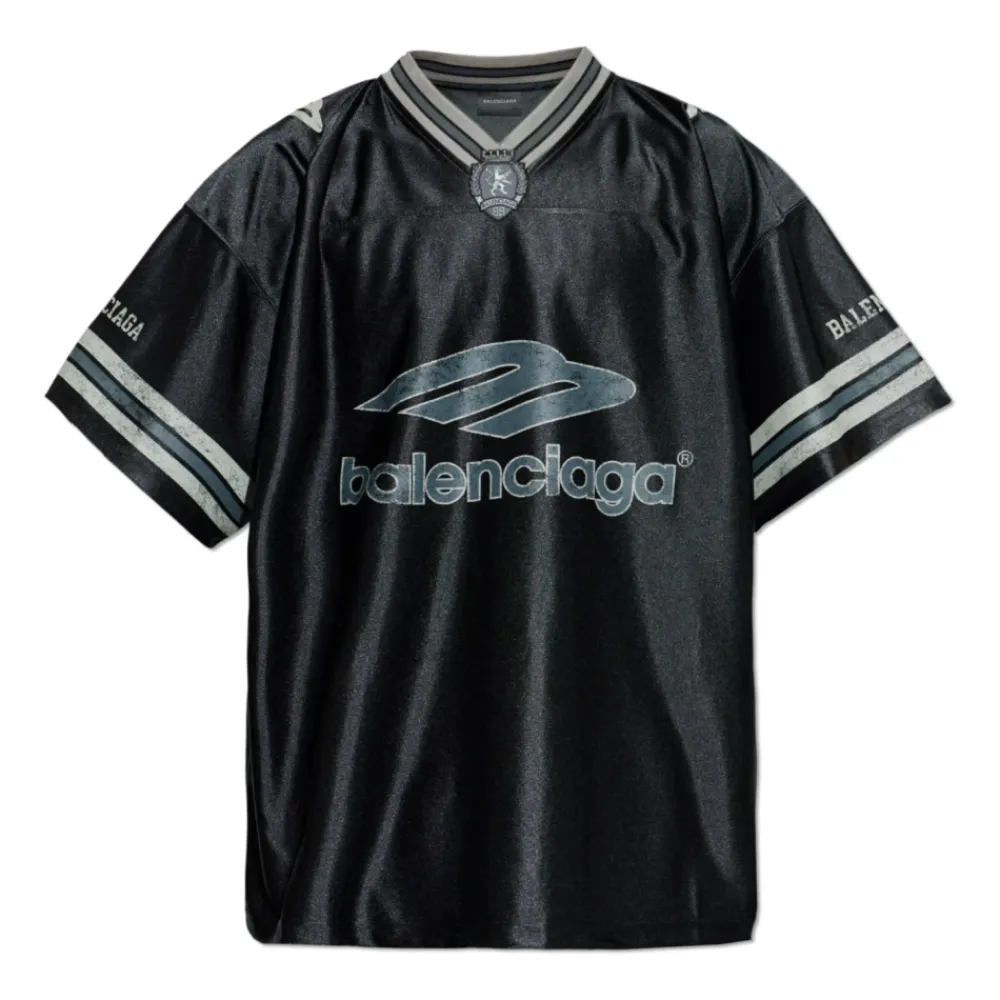 T-Shirts^Balenciaga V-neck T-shirt Sort