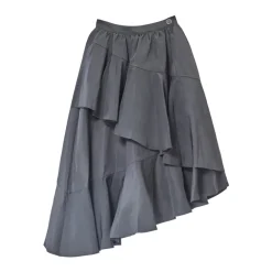 Nederdele<Karl Lagerfeld Voluminous Ruffle Skirt Sort