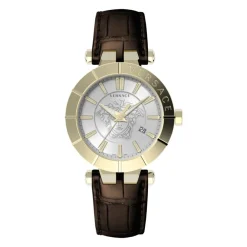 Ure<Versace V-Race Restyling Læder Dato Ur Grå