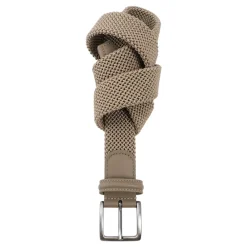 Bælter^Anderson's Vævet tekstilbælte Beige