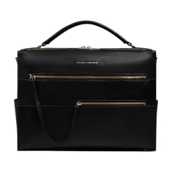 Laptop Tasker<Piquadro W140 Briefcase Sort