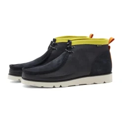 Sejlersko^Clarks Wallabee 2.0 Gore-Tex Navy Combi-40 Blå