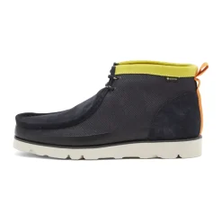 Sejlersko^Clarks Wallabee 2.0 Gore-Tex Navy Combi-40 Blå