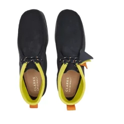Sejlersko^Clarks Wallabee 2.0 Gore-Tex Navy Combi-40 Blå