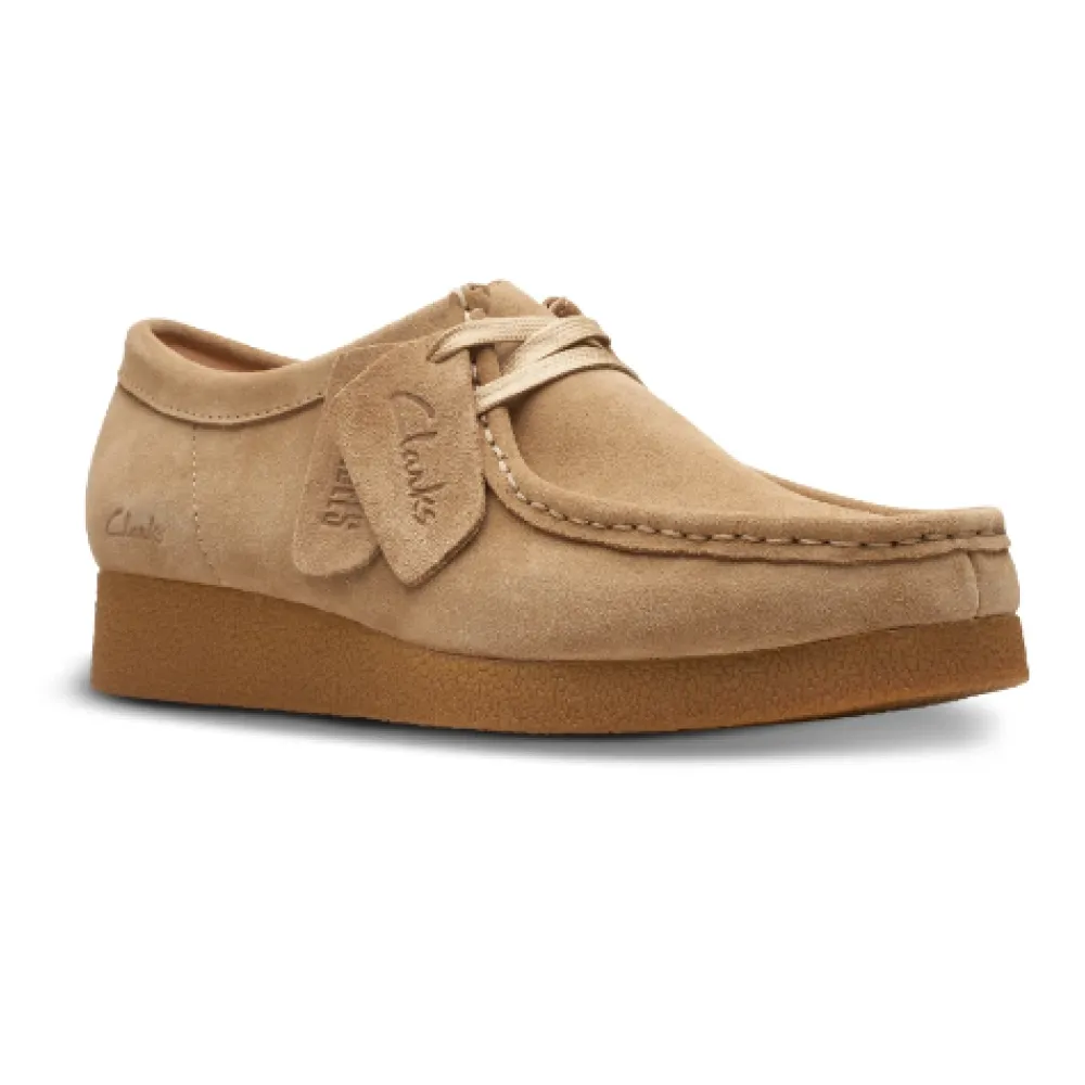 Snøresko<Clarks Wallabee EVO Sko Beige