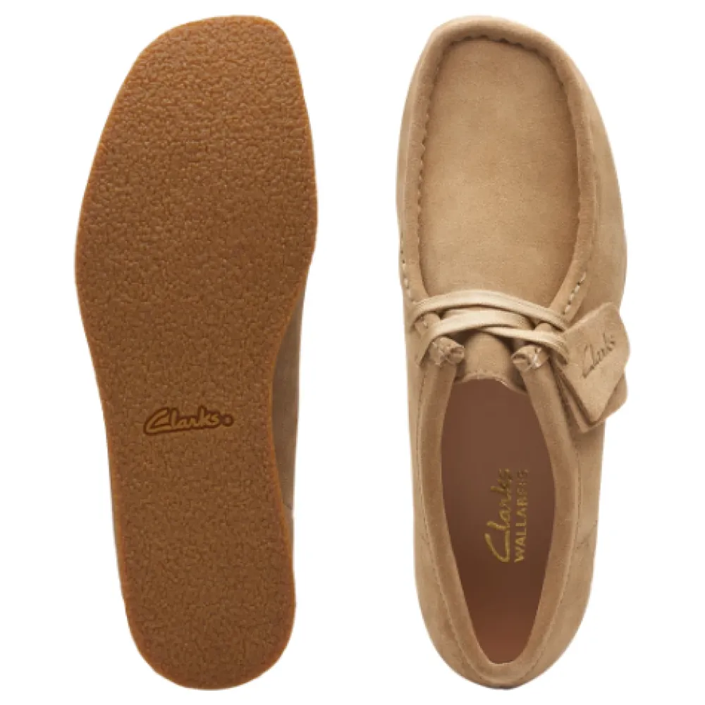 Snøresko<Clarks Wallabee EVO Sko Beige