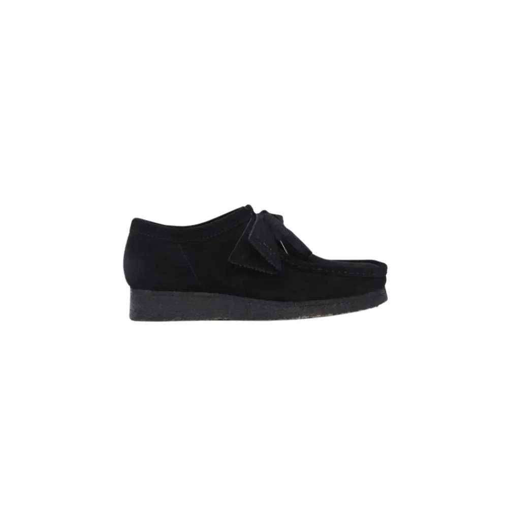 Business Sko<Clarks Wallabee Sko Sort