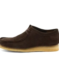 Business Sko<Clarks Wallabee Sko Brun