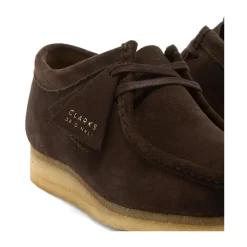 Business Sko<Clarks Wallabee Sko Brun
