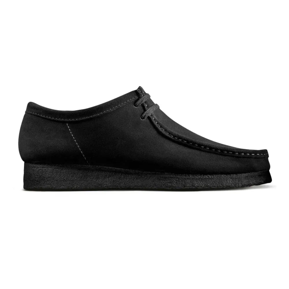 Business Sko^Clarks Wallabee sko med snørebånd Sort