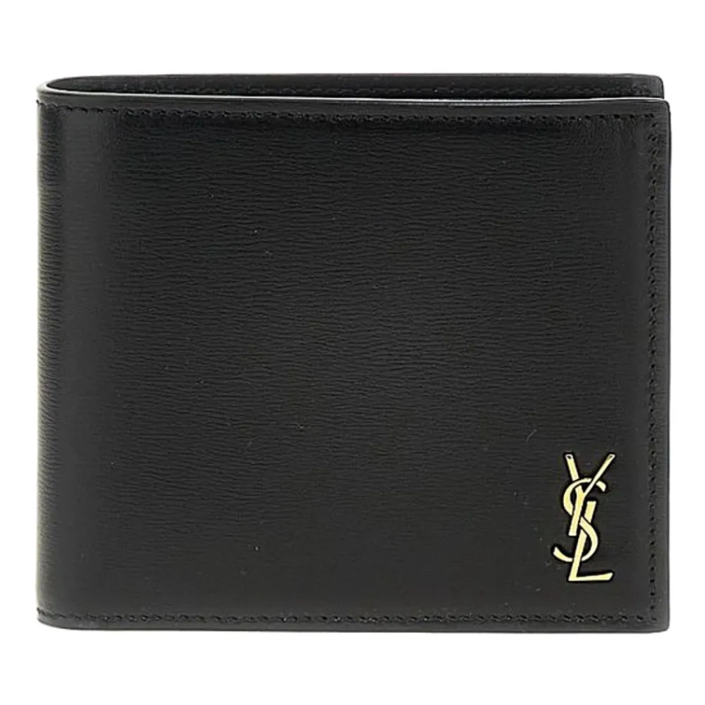 Punge & Kortholder<Saint Laurent Wallet Sort