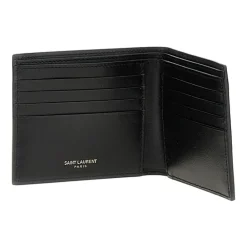 Punge & Kortholder<Saint Laurent Wallet Sort