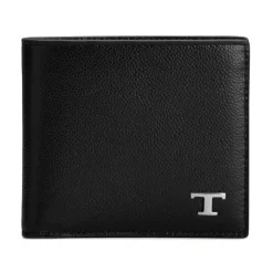 Punge & Kortholder<Tod's Wallet med logo-plakette Sort