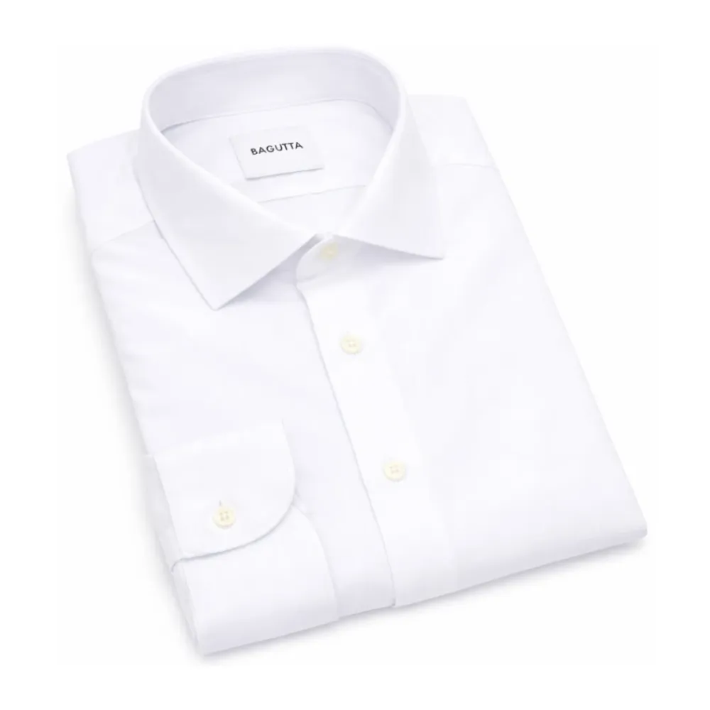 Skjorter<Bagutta Walter Shirt Hvid