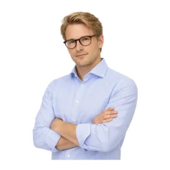 Skjorter<Bagutta Walter Shirt Blå