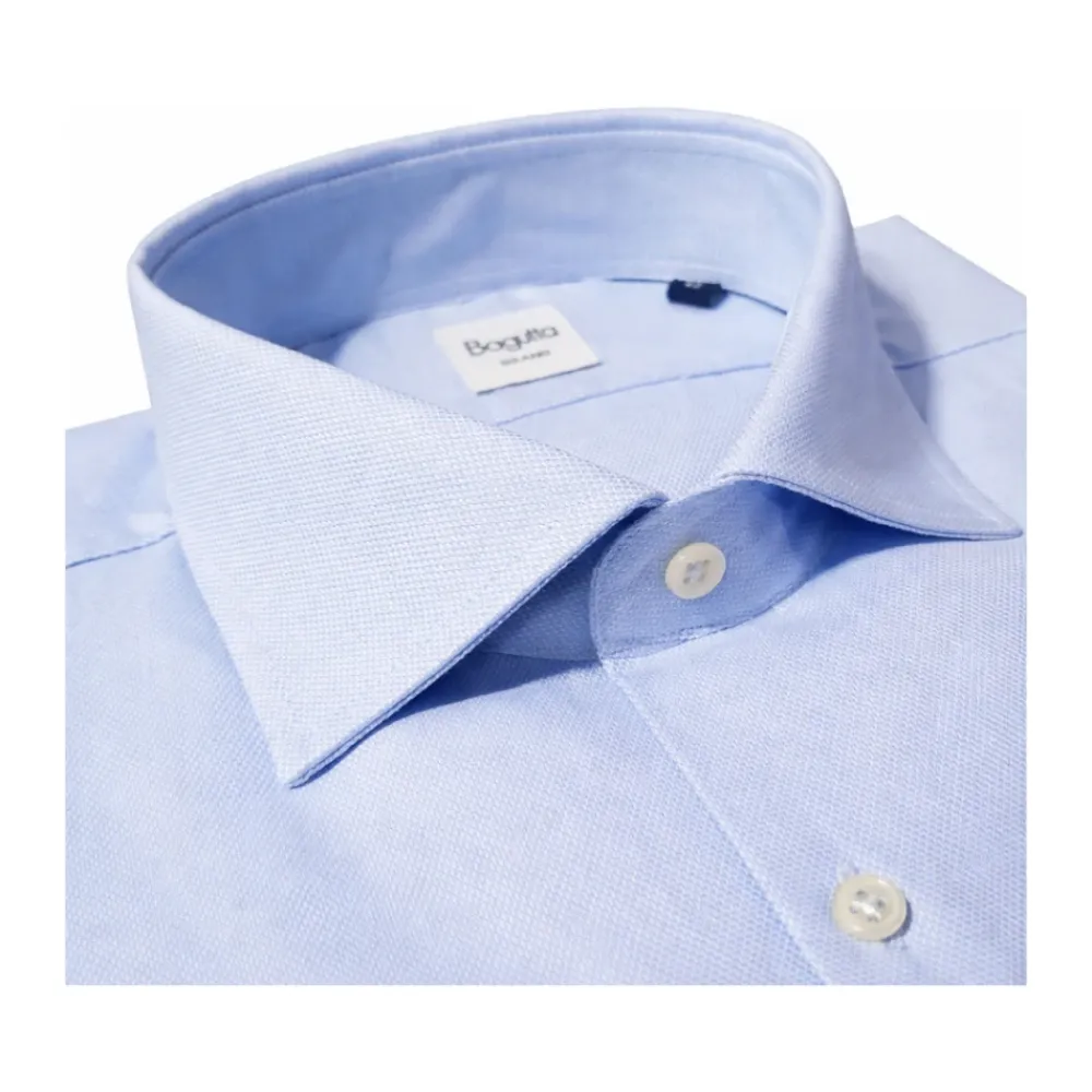 Skjorter<Bagutta Walter Shirt Blå