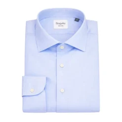 Skjorter<Bagutta Walter Slim Fit Skjorte Blå