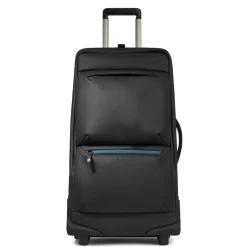 Kufferter^Piquadro Water resistant duffle bag with wheels Sort