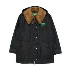 Jakker<Barbour Waxed Duffle Coat Sort