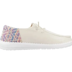 Snøresko^Hey Dude Wendy Funk Surf Baja Beige