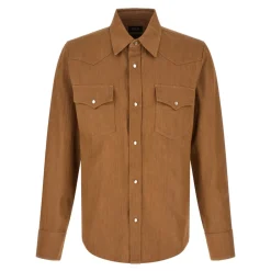 Skjorter<A.P.C. Western Shirt Brun