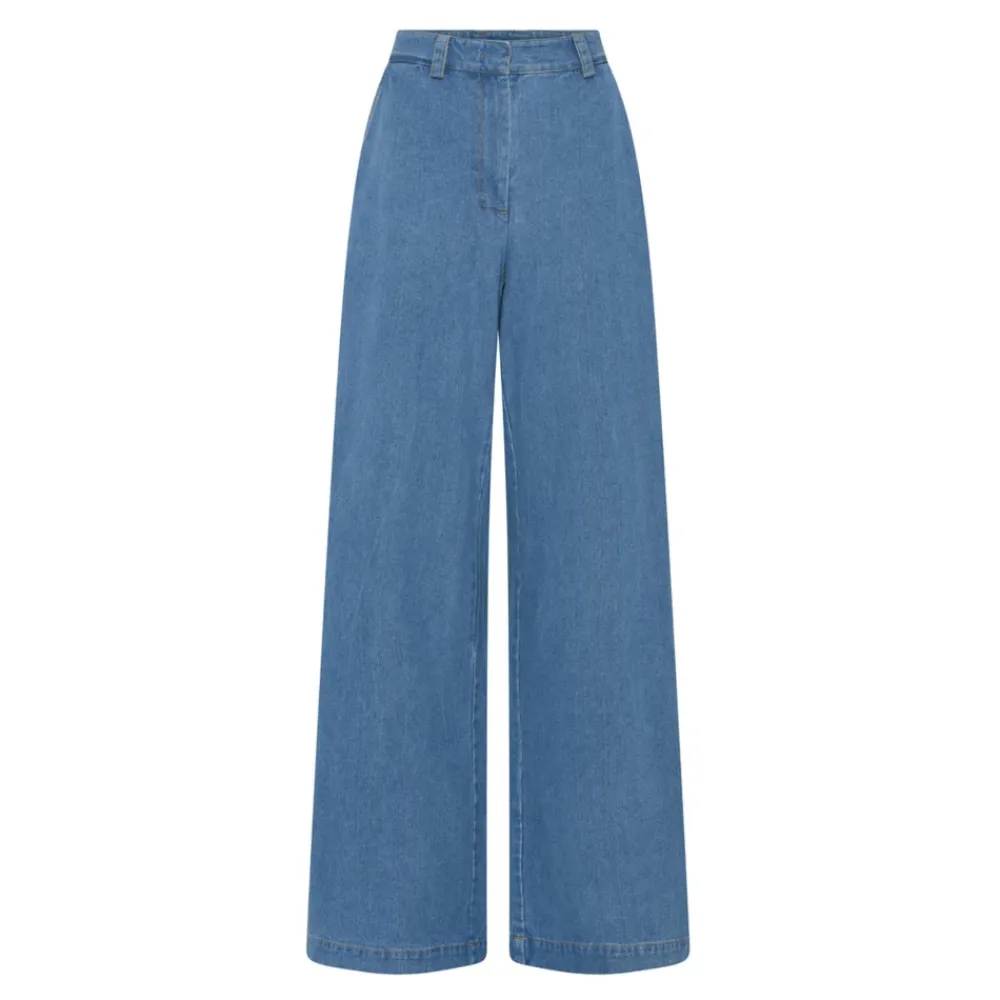 Jeans<Heartmade Wide Jeans Blå